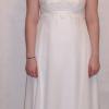 Meg After.
Vintage Wedding Gown Re-Made into a Strapless Modern Wedding Gown.